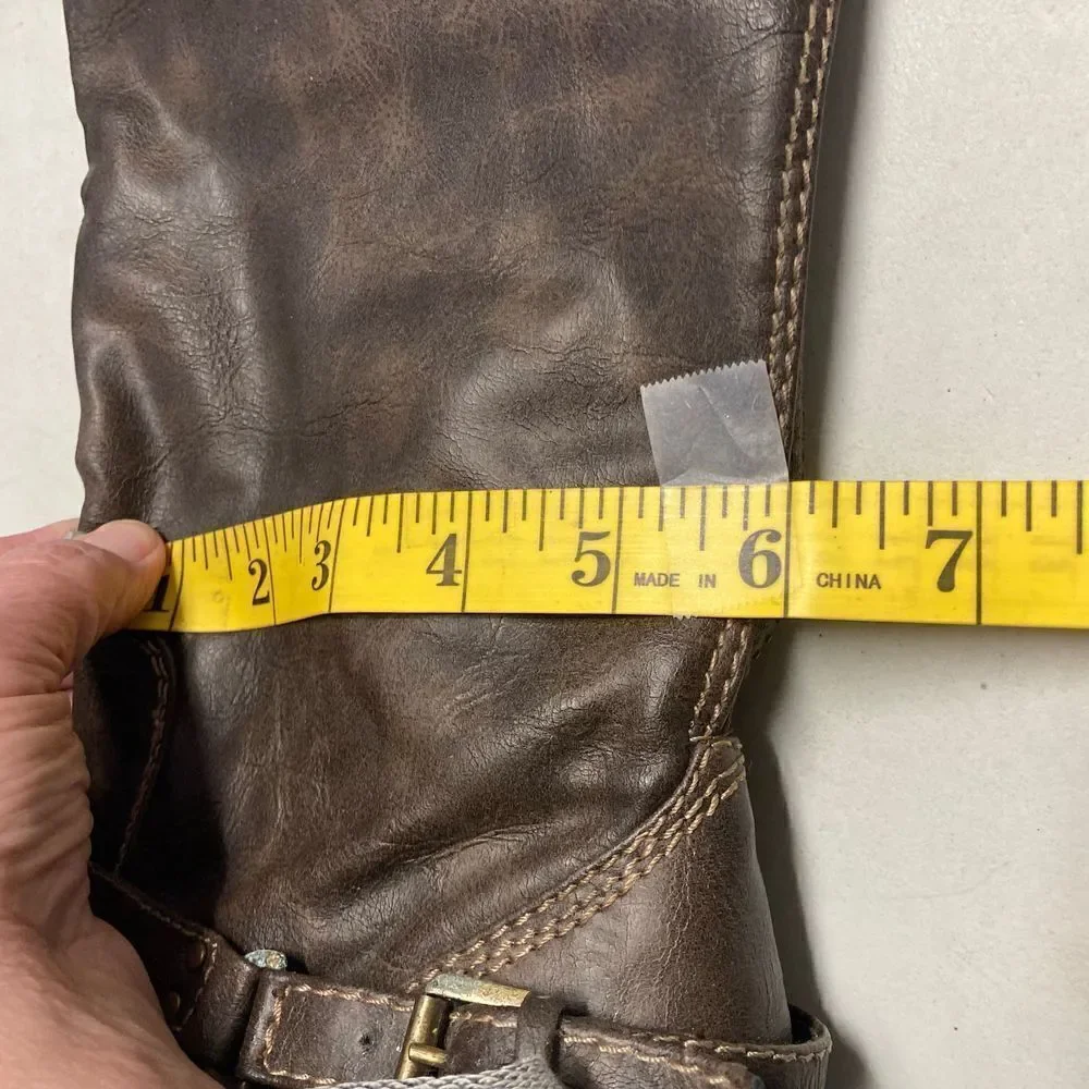 BRECKELLE’S Women’s Knee High Riding Boots Size 7.5‎